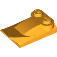 Lego auto kapota zadní část 2x3x2/3, světle oranžová (6134876)
